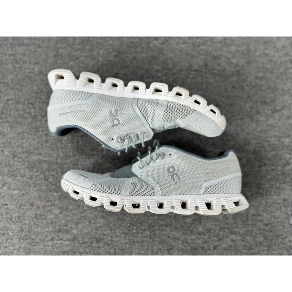 On Cloud Shoes Womens 9 Gray White CloudTec Mesh Running Sneaker Athletic - Picture 5 of 15